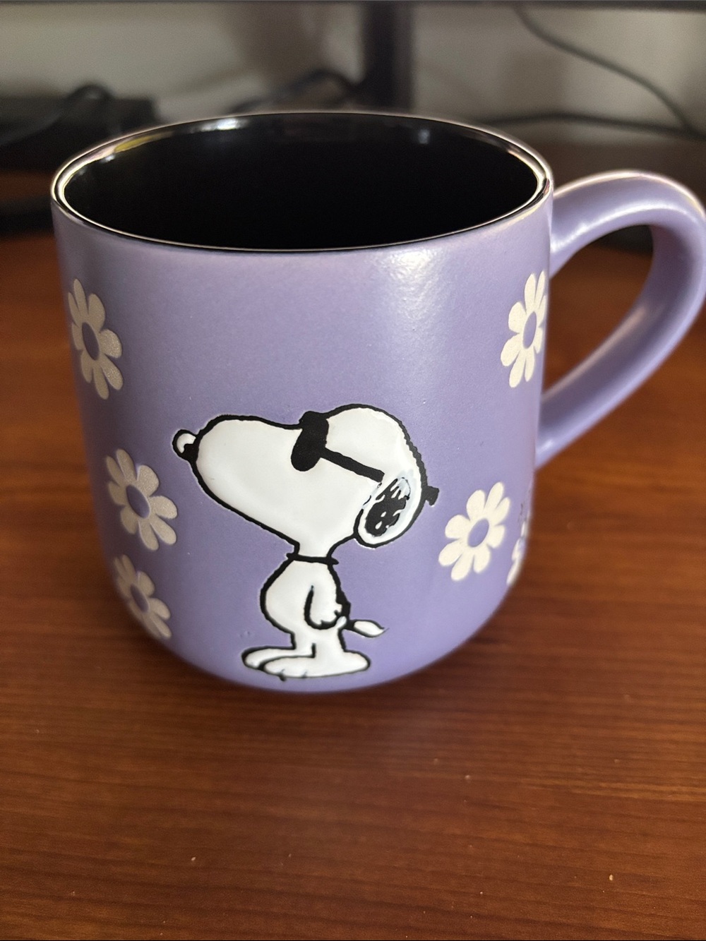 Peanuts Snoopy Lavender Purple Ceramic Mug